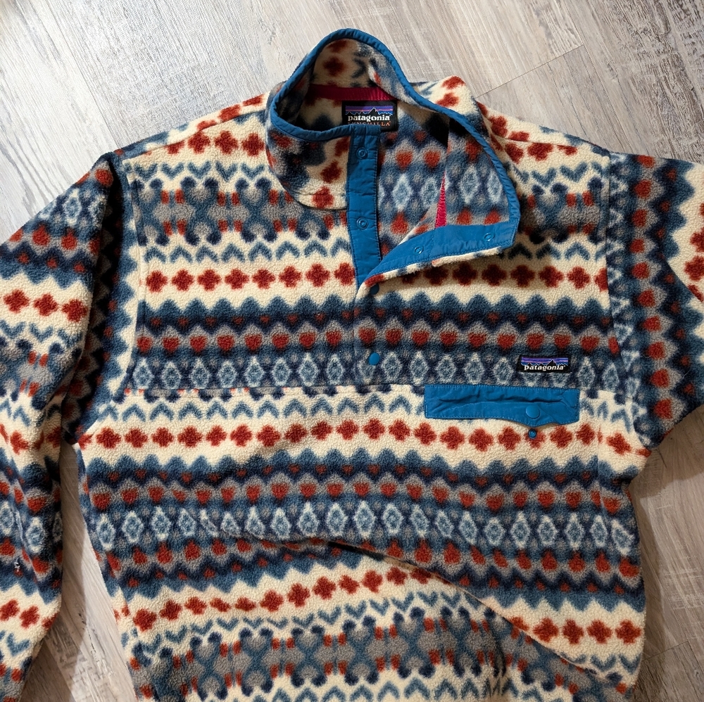 !¡move out sale!¡ Patagonia Pullover Fleece- buttoned
